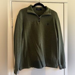 Ralph Lauren zip up sweater. Like new